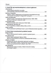 Československé právo a právní věda v meziválečném období (1918-1938) a jejich místo ve střední Evropě
(Svazek 2)