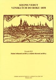 Soupis vedut vznikl&yacute;ch do roku 1850
                        (Svazek II/5,)
                    