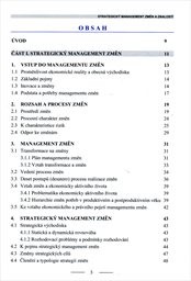 Strategický management změn a znalostí
