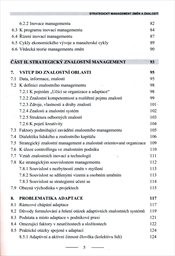 Strategický management změn a znalostí