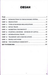 Economy in English