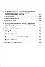 Česk&eacute; překlady francouzsk&eacute; literatury