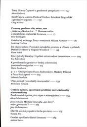 Česk&aacute; literatura v perspektiv&aacute;ch genderu