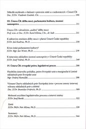 Ústava ČR - vznik, vývoj a perspektivy
