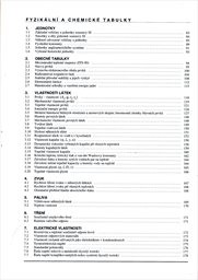 Matematické, fyzikální a chemické tabulky pro SŠ a nižší ročníky víceletých gymnázií