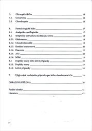 Osteoartróza a chondropatie kolenního kloubu pro farmaceuty