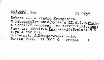 Eva Krámská, Jindra Kramperová