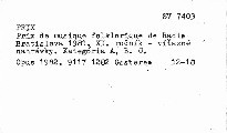 Prix de musique folklorique de Radio Bratislava 81