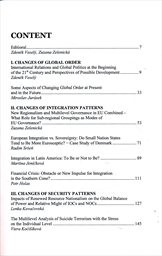 Global politics in hard times