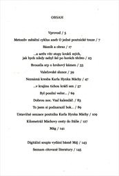 Ustavičné senzace poutníka Karla Hynka Máchy