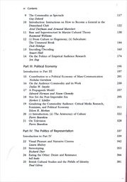 Media and cultural studies