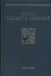 Sbírka nálezů a usnesení
                        (Svazek 56, ročník 2010 - I. díl)
                    