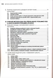 Metodologie předklinick&eacute;ho a klinick&eacute;ho v&yacute;zkumu v metabolismu, v&yacute;živě, imunologii a farmakologii