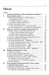 Ekonomie regulace: lekce z glob&aacute;ln&iacute; finančn&iacute; krize
