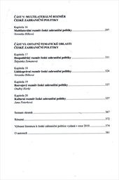 Česk&aacute; zahraničn&iacute; politika v roce 2010