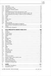 Studie současného stavu podpory umění
(Svazek II,)