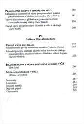 Křesťanství a islám v liberálním státu