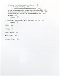 Pam&aacute;tkov&aacute; ochrana a regenerace historick&yacute;ch měst v Česk&eacute; republice 1945-2010