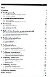 Vybrané problémy španělské stylistiky na pozadí češtiny