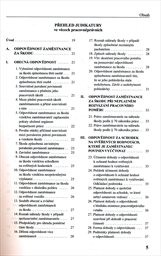 Přehled judikatury ve věcech pracovněprávních