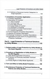 Legal protection of inventions and utility models