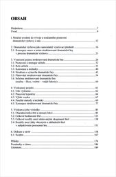 Analýza strukturované dramatické hry v kontextu dramatické výchovy