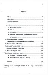 Moji učitelé geometrie