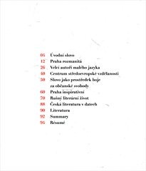 Praha město literatury