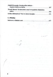 Struktur&aacute;ln&iacute; schodek rozpočtu