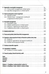 Územní samospráva - udržitelný rozvoj a finance