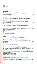 Performance - performativita