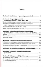 Evropa a absolutismus v 17. a 18. století (1648-1789)