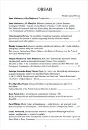 Interakce n&aacute;rodnostn&iacute;ch kultur - teoretick&eacute; a metodologick&eacute; př&iacute;stupy