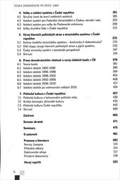 Česk&aacute; demokracie po roce 1989