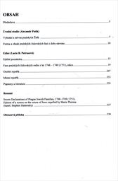 Fase pražských židovských rodin z let 1748-1749 (1751)