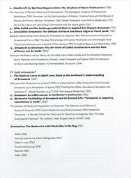 Silent revolutions in ornament