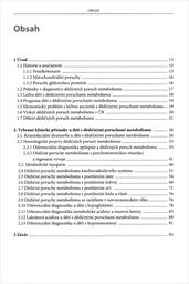 Dědičné poruchy metabolismu v dětském věku