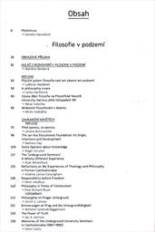 Filosofie v podzem&iacute; - filosofie v z&aacute;zem&iacute;