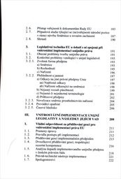 Tvorba a implementace pr&aacute;va EU z pohledu vnitrost&aacute;tn&iacute;ho