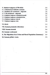 Migrace městsk&eacute;ho a vesnick&eacute;ho obyvatelstva