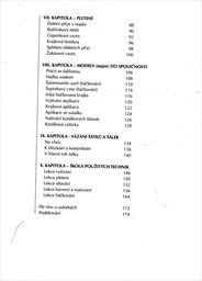 Šátky a šály malované na hedvábí, háčkované, pletené, aplikované