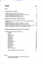 Statistick&aacute; ročenka trhu pr&aacute;ce v Česk&eacute; republice 2012