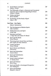 Handbook of sports studies