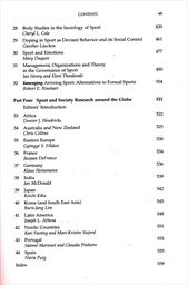 Handbook of sports studies