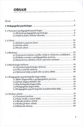 Pedagogická a sociální psychologie