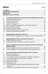 Kontinuita znalost&iacute;: jak uchovat znalosti kl&iacute;čov&yacute;ch pracovn&iacute;ků v organizaci