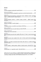 Rozvoj lesnické typologie a její užití v lesnické praxi