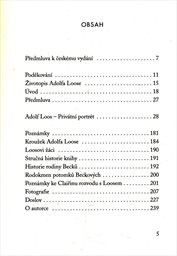 Adolf Loos - privátní portrét