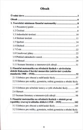 Finančn&iacute; matematika v česk&yacute;ch učebnic&iacute;ch