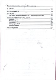 Politika volebních reforem v ČR po roce 1989
